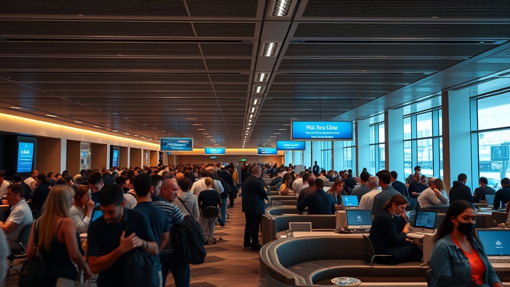 AMS KLM Crown Lounge 52 overcrowding peak hours exact times
