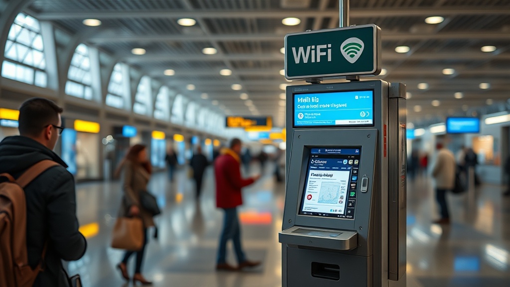 Istanbul airport free wifi kiosk passport scan failure alternatives
