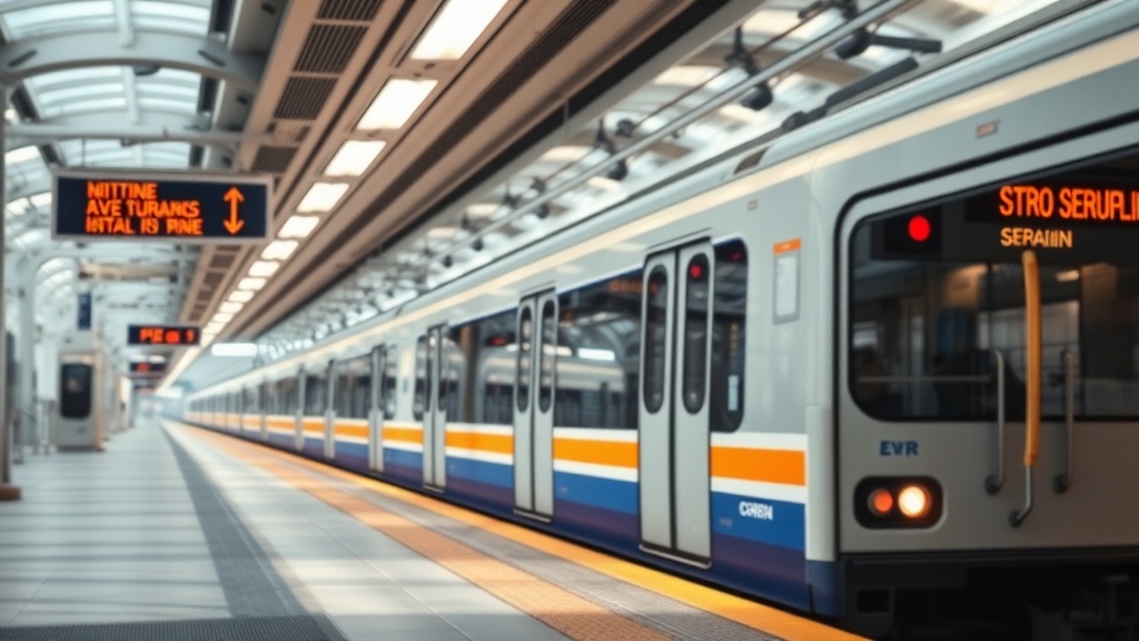 EWR AirTrain breakdown frequency and replacement bus locations