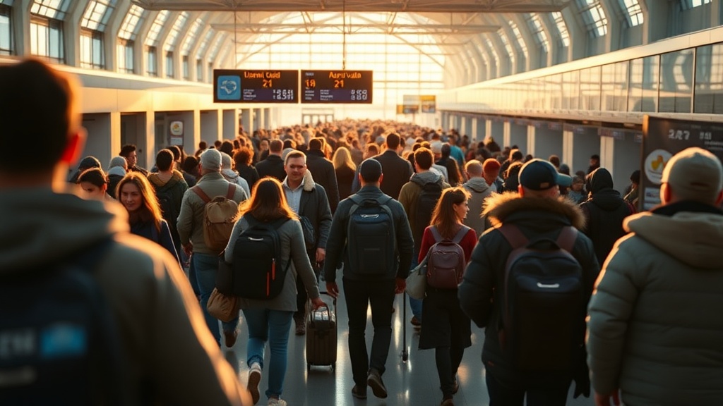 SFO international arrivals morning rush clear vs standard line