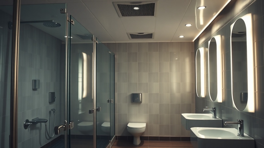 ORD Polaris Lounge Chicago shower room wait time morning