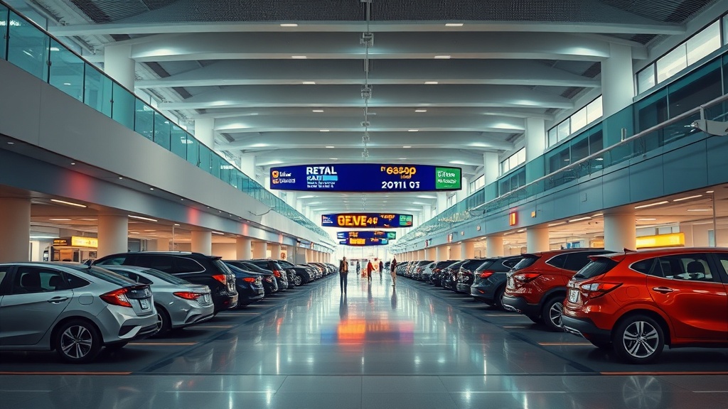 Miami airport rental car center MIA mover actual walk time