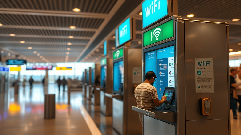 Istanbul airport free wifi kiosk passport scan failure alternatives