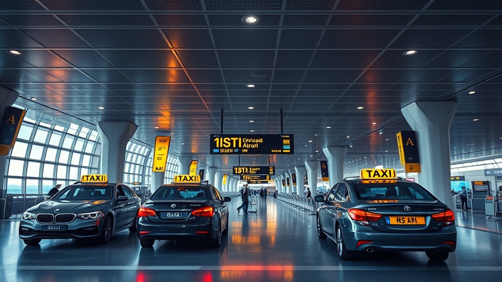 IST taxi scam official airport stand vs arrivals level