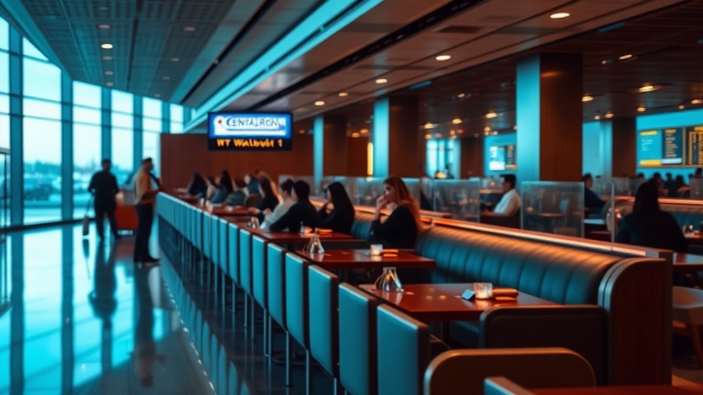 JFK T4 Centurion Lounge waitlist time Friday night