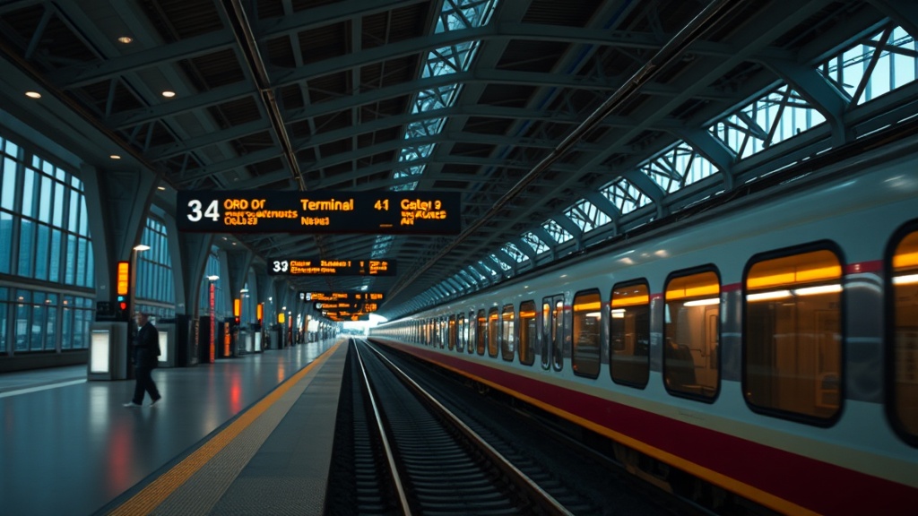 ORD Terminal 5 to Terminal 1 transit ATS train alternatives