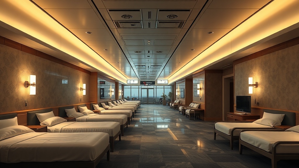 Hamad international airport quiet rooms actual availability at 2 AM